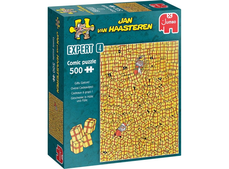 JUMBO Puzzle JvH Expert 4: Spousta dárků 500 dílků