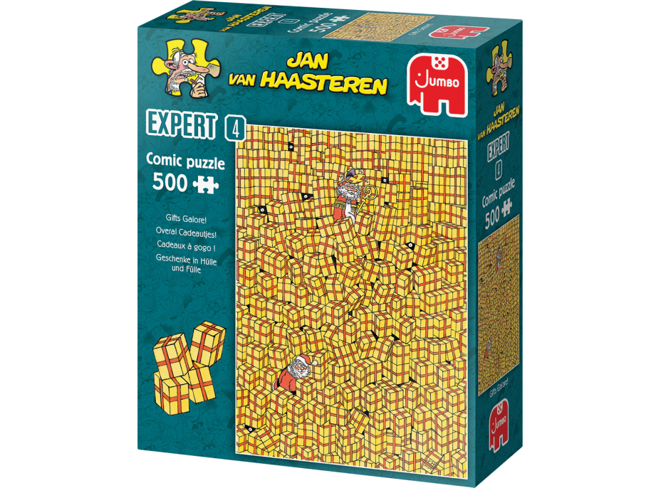 JUMBO Puzzle JvH Expert 4: Spousta dárků 500 dílků