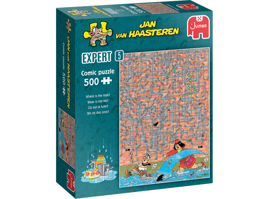 JUMBO Puzzle JvH Expert 5: Kde to teče 500 dílků