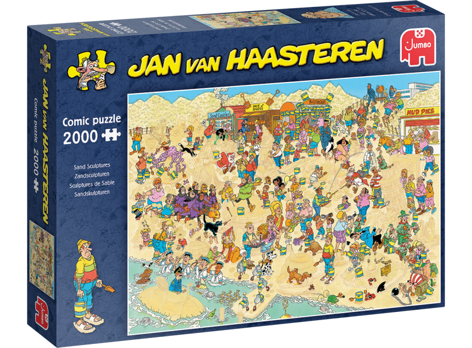 JUMBO Puzzle JvH Sochy z písku 2000 dílků