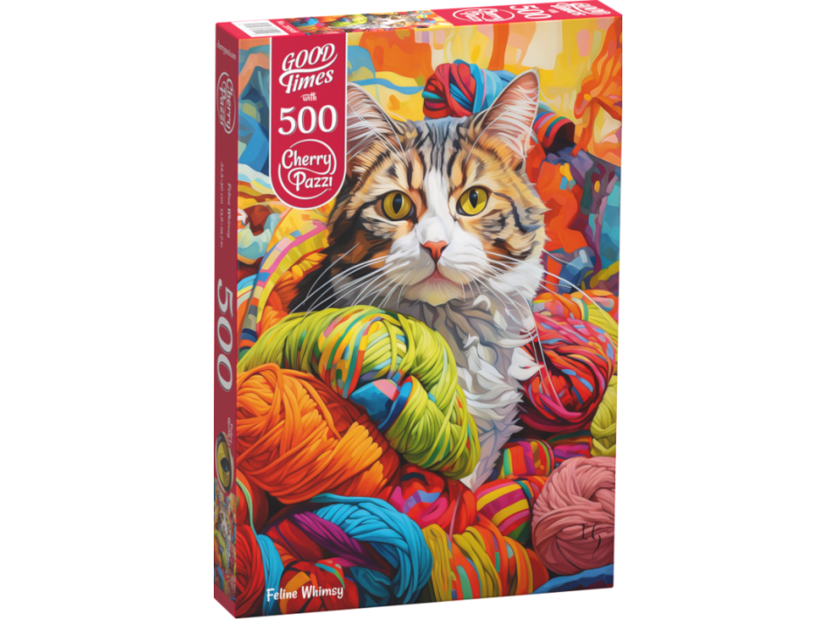 CHERRY PAZZI Puzzle Kočičí vrtochy 500 dílků