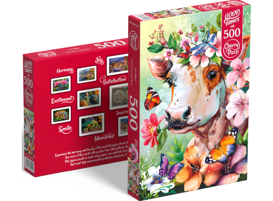 CHERRY PAZZI Puzzle Páni, kráva! 500 dílků