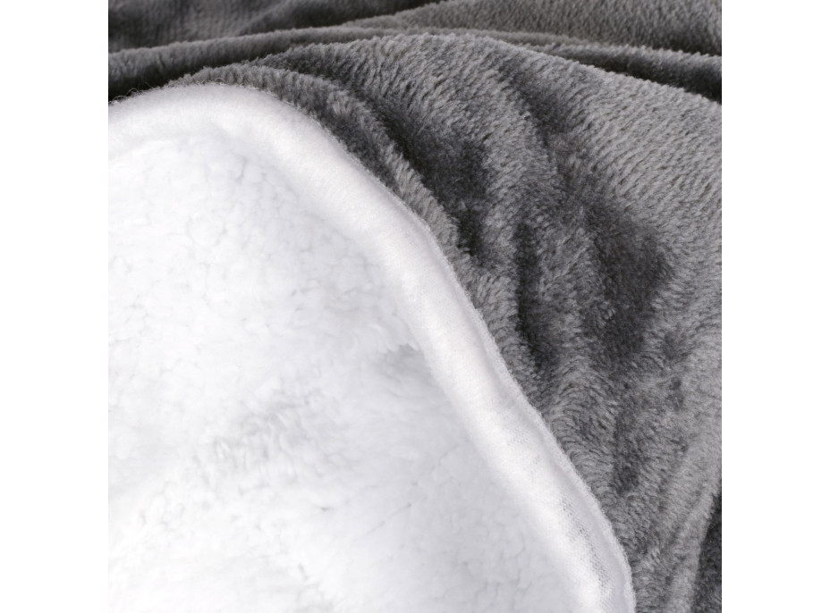 Vyhřívaná deka PEDRO 180x160 cm - šedá