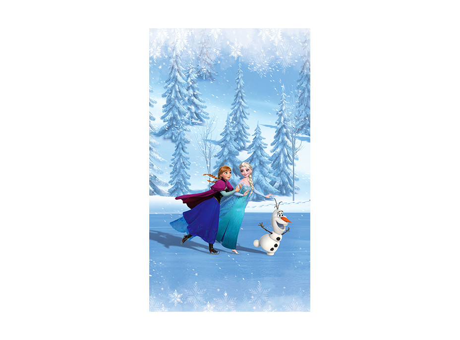 Dětský závěs DISNEY - FROZEN - Anna, Elsa a Olaf - 140x245 cm