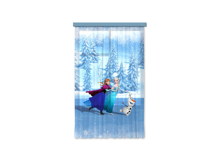 Dětský závěs DISNEY - FROZEN - Anna, Elsa a Olaf - 140x245 cm