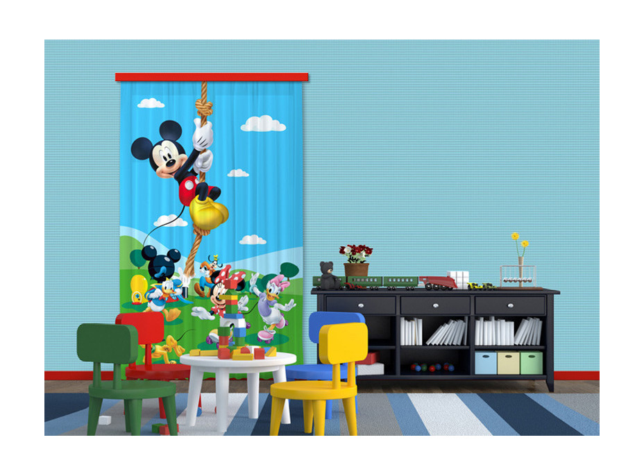 Dětský závěs DISNEY - Mickey Mouse - 140x245 cm