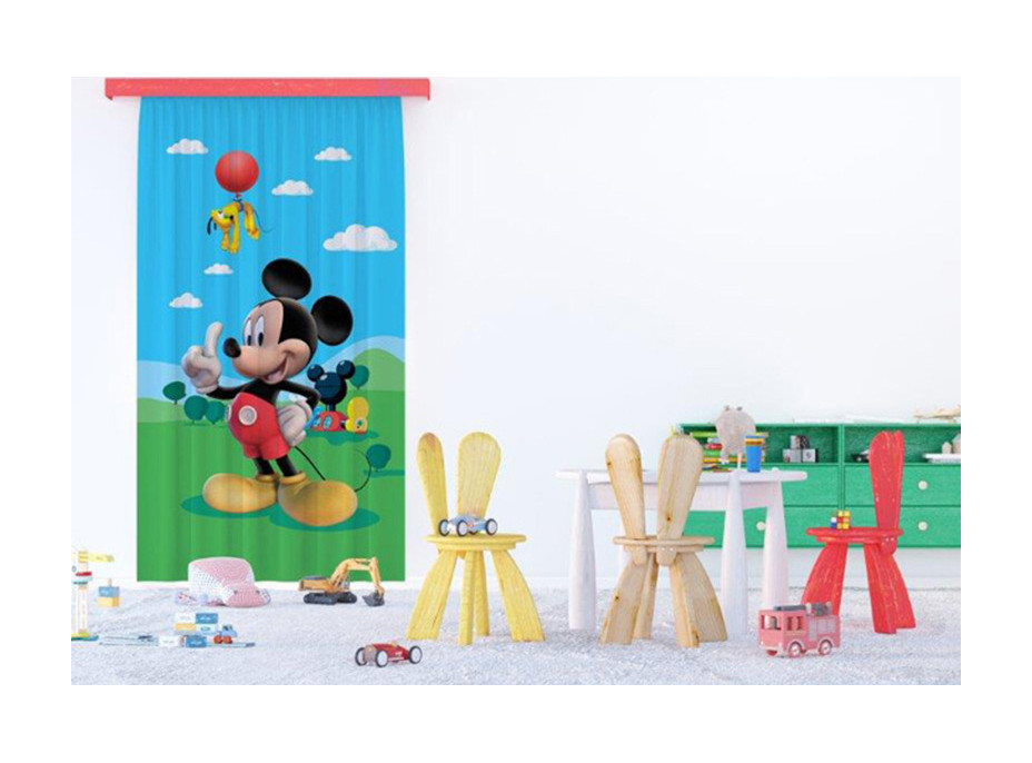 Dětský závěs DISNEY - Mickey a Pluto - 140x245 cm