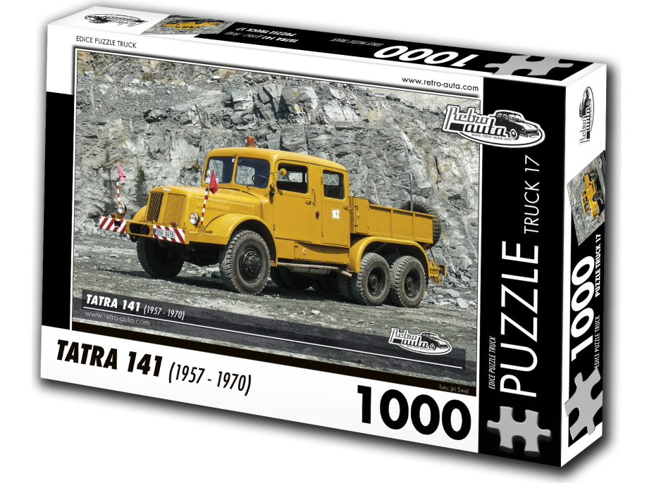 RETRO-AUTA Puzzle TRUCK č.17 Tatra 141 (1957-1970) 1000 dílků