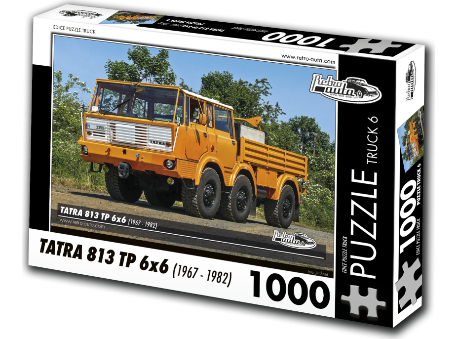 RETRO-AUTA Puzzle TRUCK č.6 Tatra 813 TP 6x6 (1967-1982) 1000 dílků