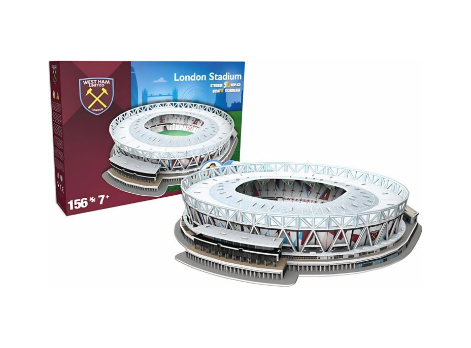 STADIUM 3D REPLICA 3D puzzle Stadion London - West Ham United FC 156 dílků