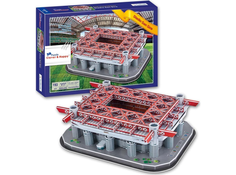 CLEVER&HAPPY 3D puzzle Stadion San Siro - AC Milán 193 dílků