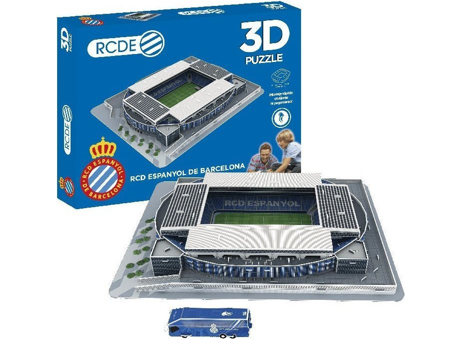 3D PUZZLE STADIUM 3D puzzle Stadion Stage Front - RCD Espanyol de Barcelona