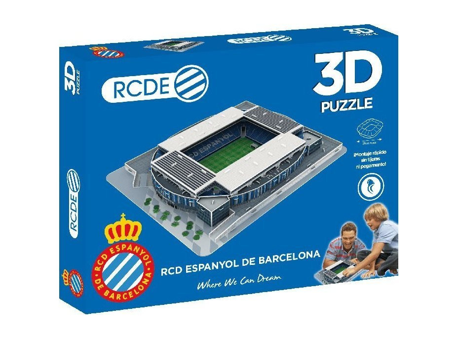 3D PUZZLE STADIUM 3D puzzle Stadion Stage Front - RCD Espanyol de Barcelona