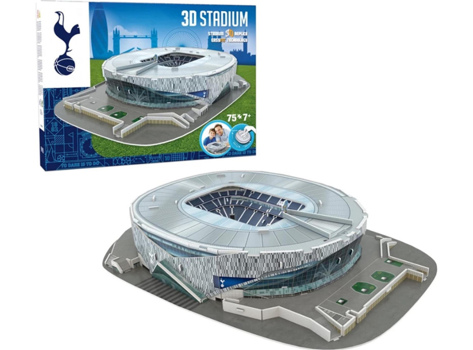 STADIUM 3D REPLICA 3D puzzle Stadion Tottenham Hotspur - Tottenham Hotspur FC 75 dílků