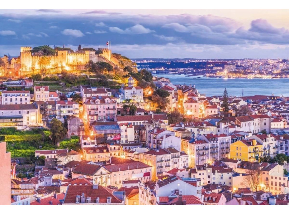 RAVENSBURGER Puzzle Lisabon a Hrad São Jorge 1000 dílků