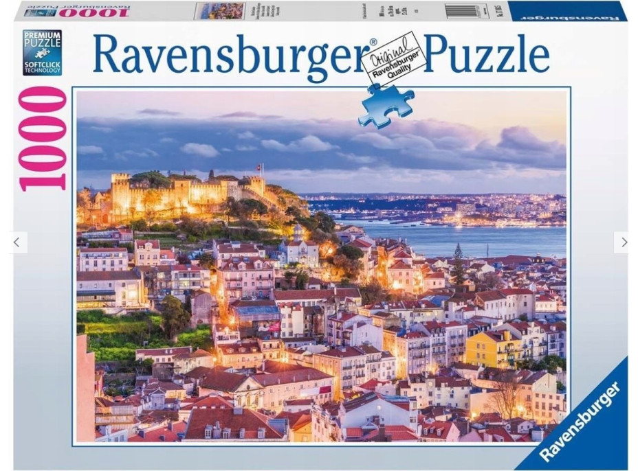 RAVENSBURGER Puzzle Lisabon a Hrad São Jorge 1000 dílků