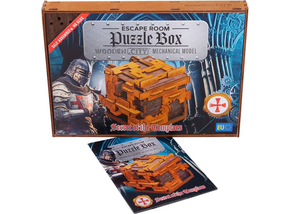 WOODEN CITY 3D dřevěné puzzle Escape room: Puzzle Box 149 dílků