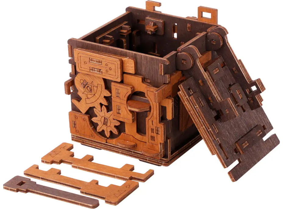 WOODEN CITY 3D dřevěné puzzle Escape room: Puzzle Box 149 dílků