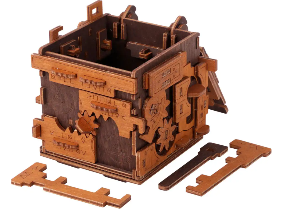 WOODEN CITY 3D dřevěné puzzle Escape room: Puzzle Box 149 dílků