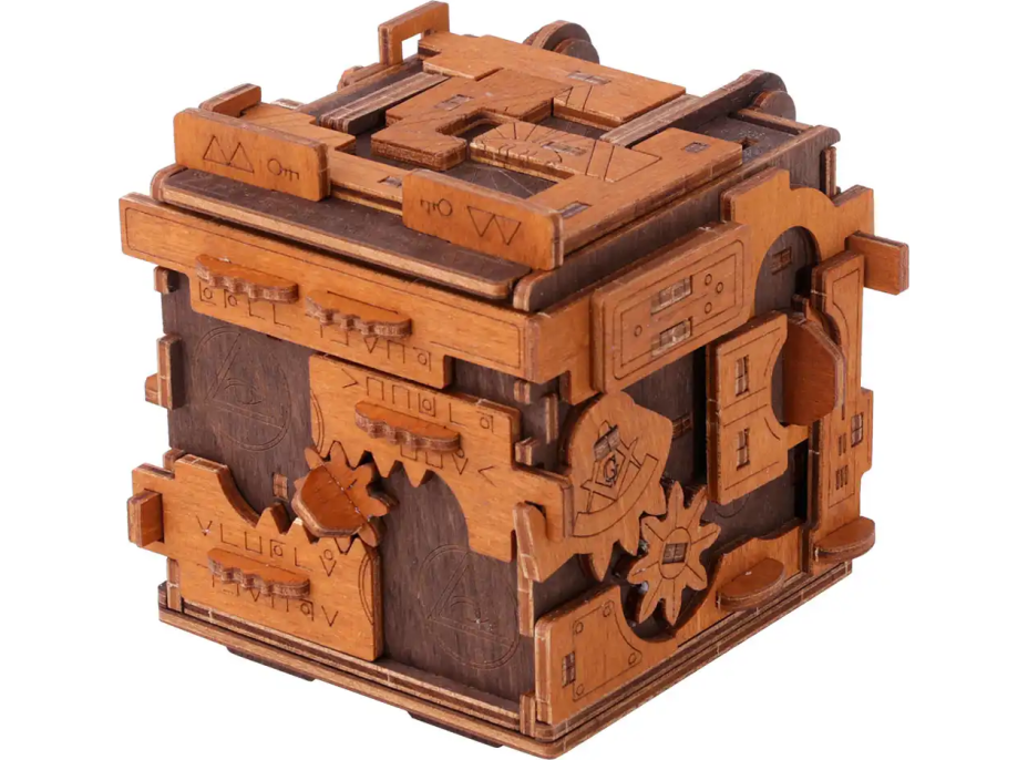 WOODEN CITY 3D dřevěné puzzle Escape room: Puzzle Box 149 dílků