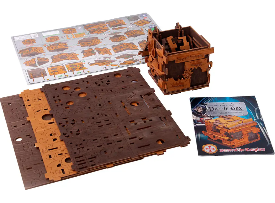 WOODEN CITY 3D dřevěné puzzle Escape room: Puzzle Box 149 dílků