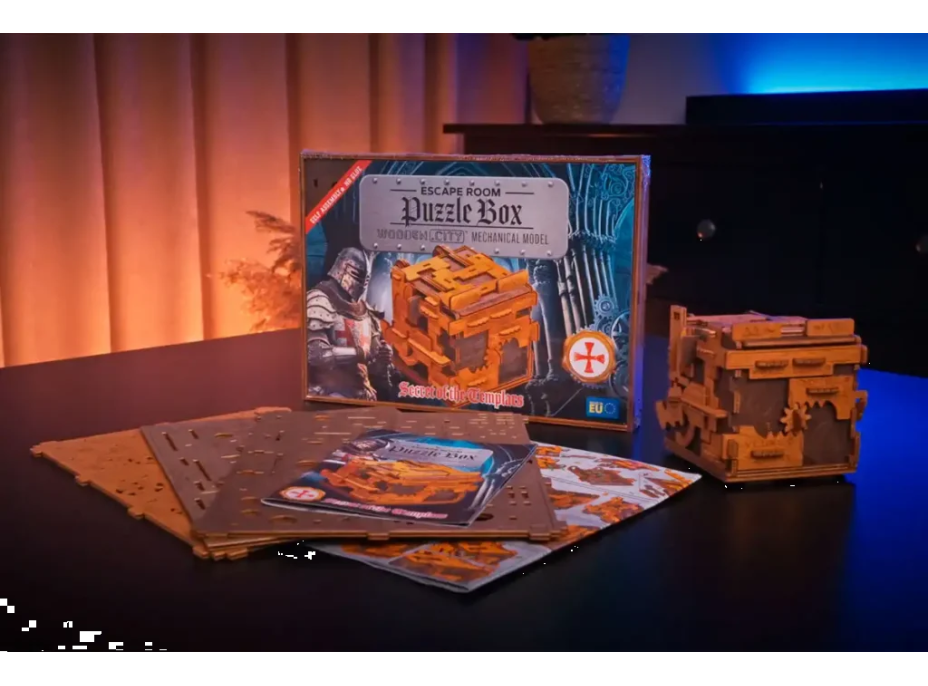 WOODEN CITY 3D dřevěné puzzle Escape room: Puzzle Box 149 dílků