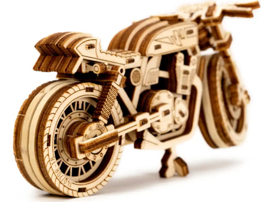 WOODEN CITY 3D puzzle Motorka Café Racer 85 dílů