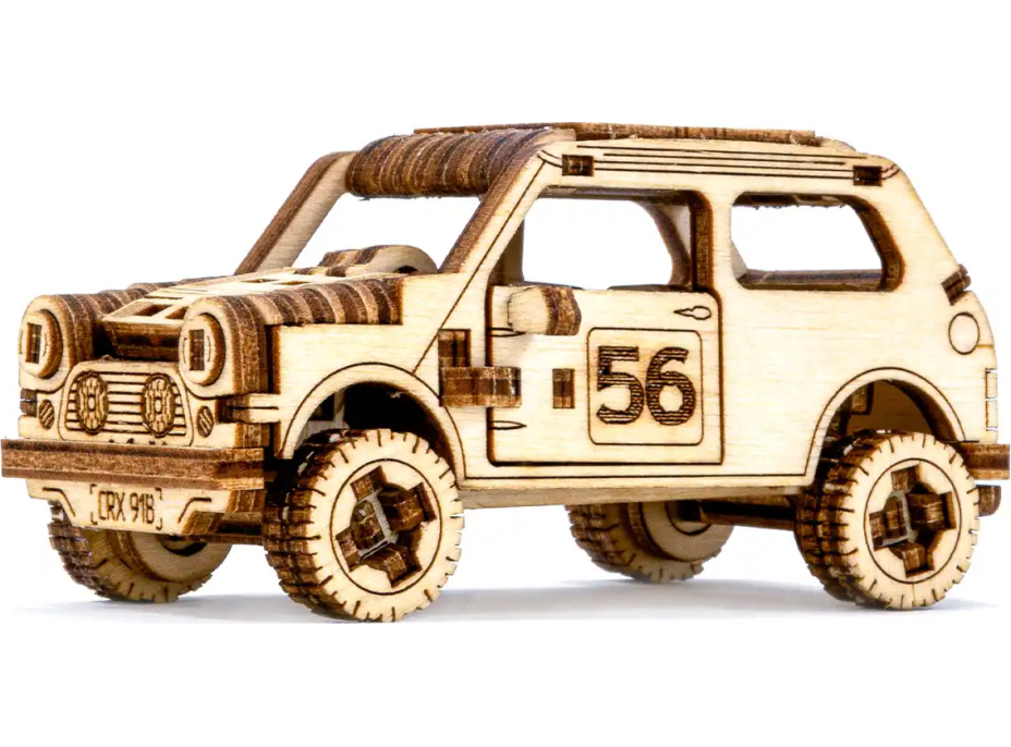 WOODEN CITY 3D puzzle Superfast Rally Car 1