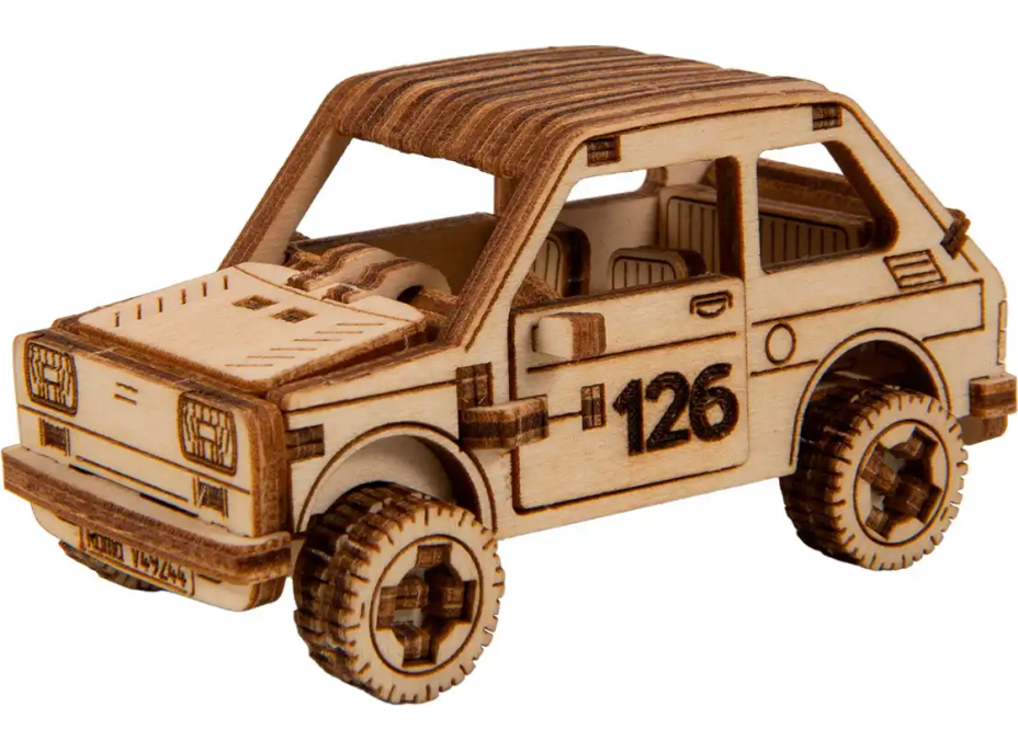 WOODEN CITY 3D puzzle Superfast Rally Car 3