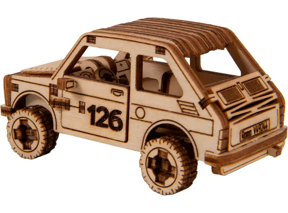 WOODEN CITY 3D puzzle Superfast Rally Car 3