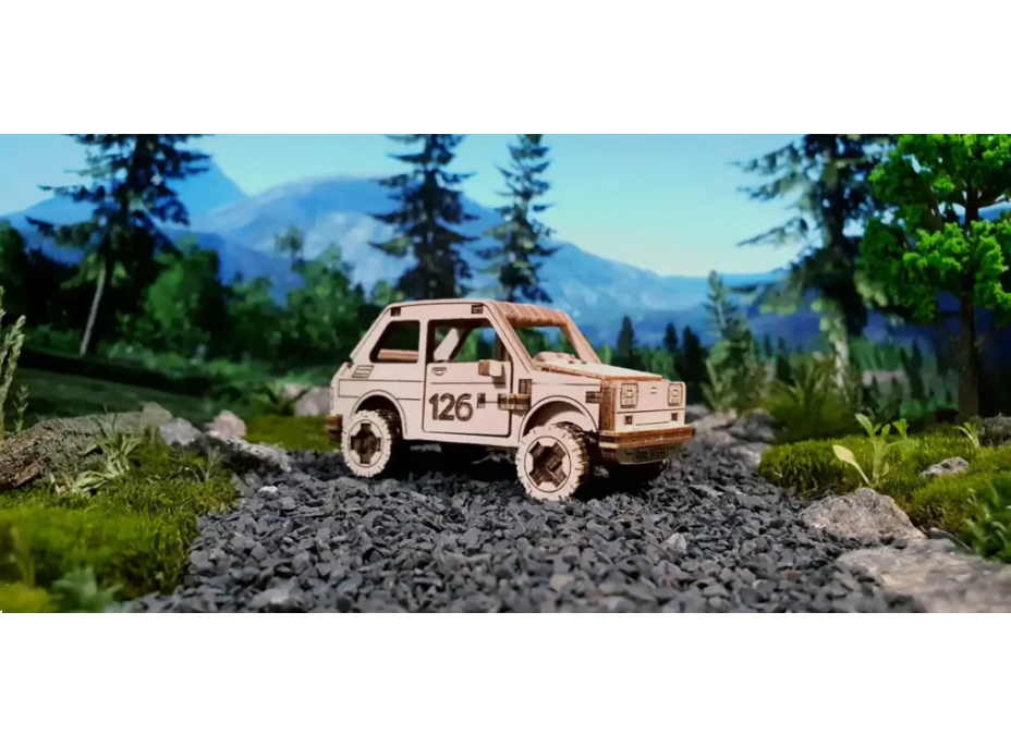 WOODEN CITY 3D puzzle Superfast Rally Car 3