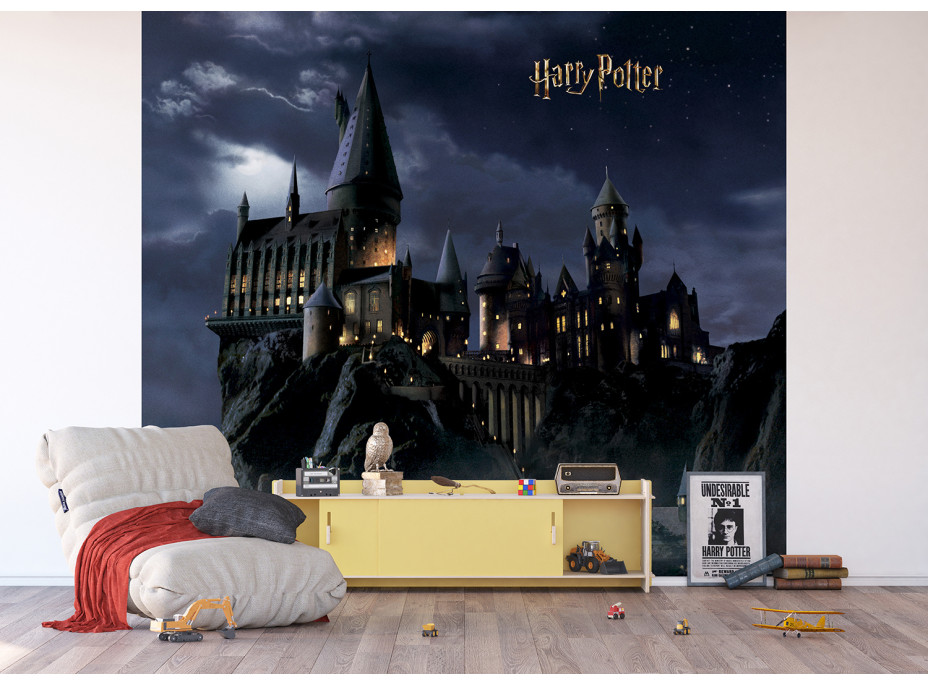 Dětská fototapeta - Harry Potter - Bradavice - 300x270 cm