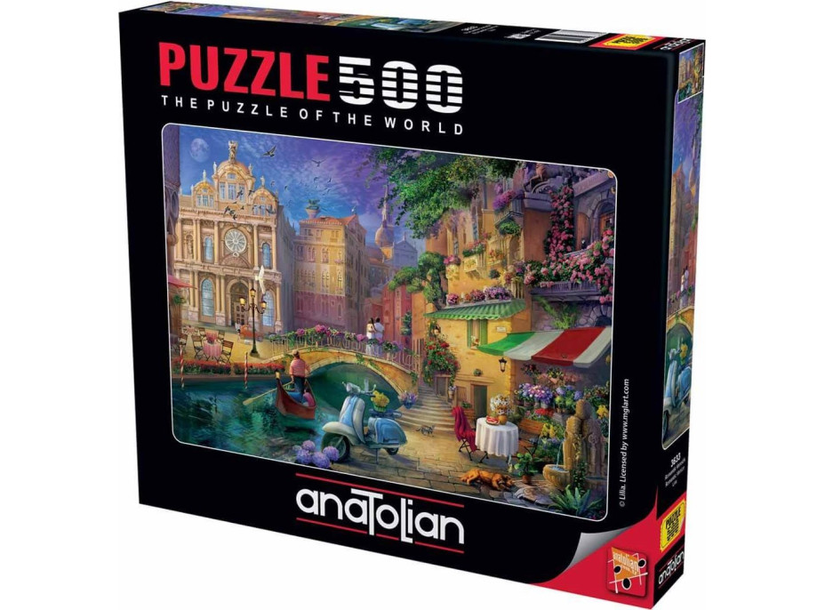 ANATOLIAN Puzzle Romantické Benátky 500 dílků