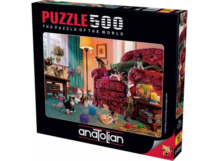 ANATOLIAN Puzzle Nezbedná koťata 500 dílků