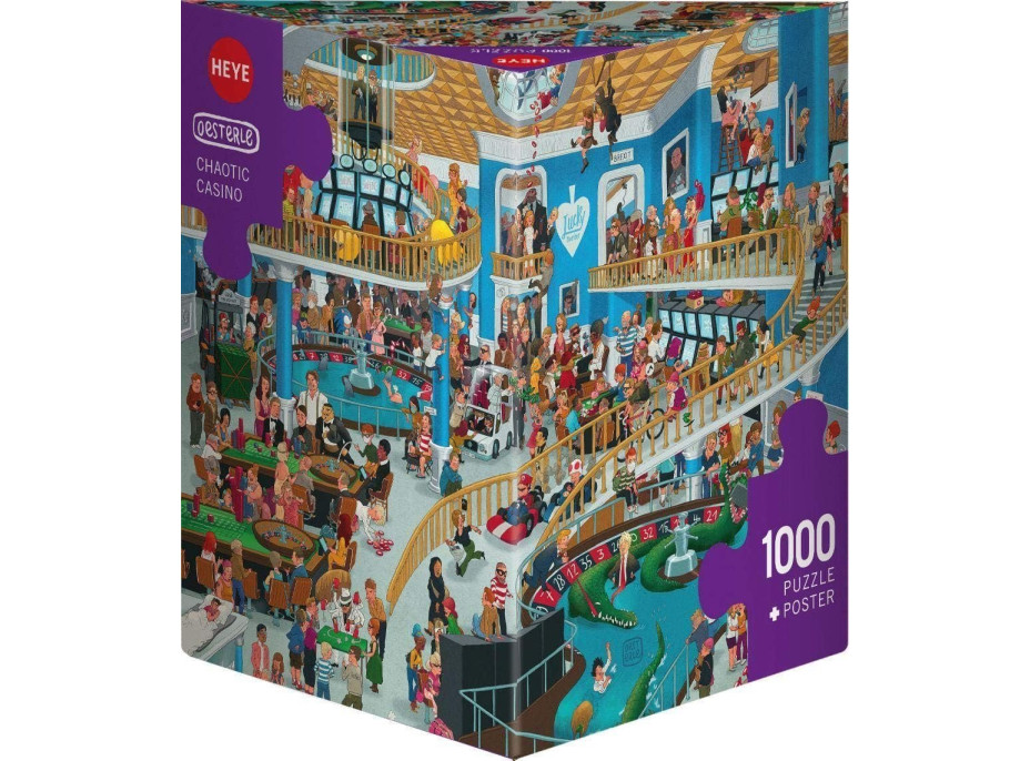 HEYE Puzzle Chaotické kasino 1000 dílků