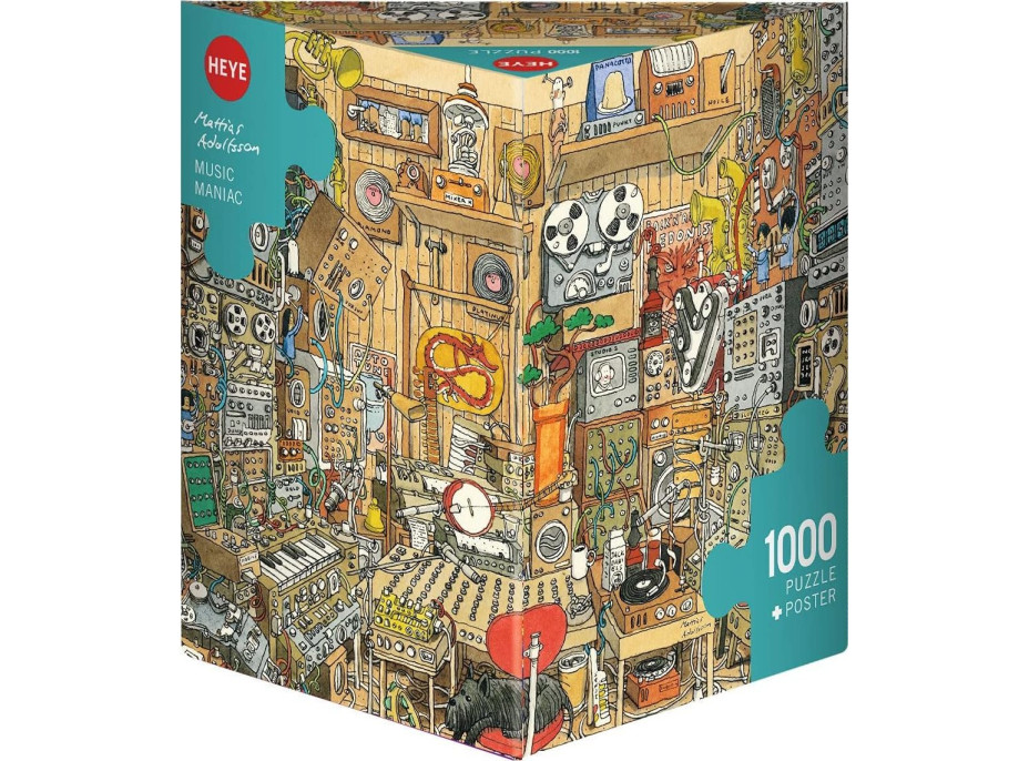 HEYE Puzzle Hudební maniak 1000 dílků