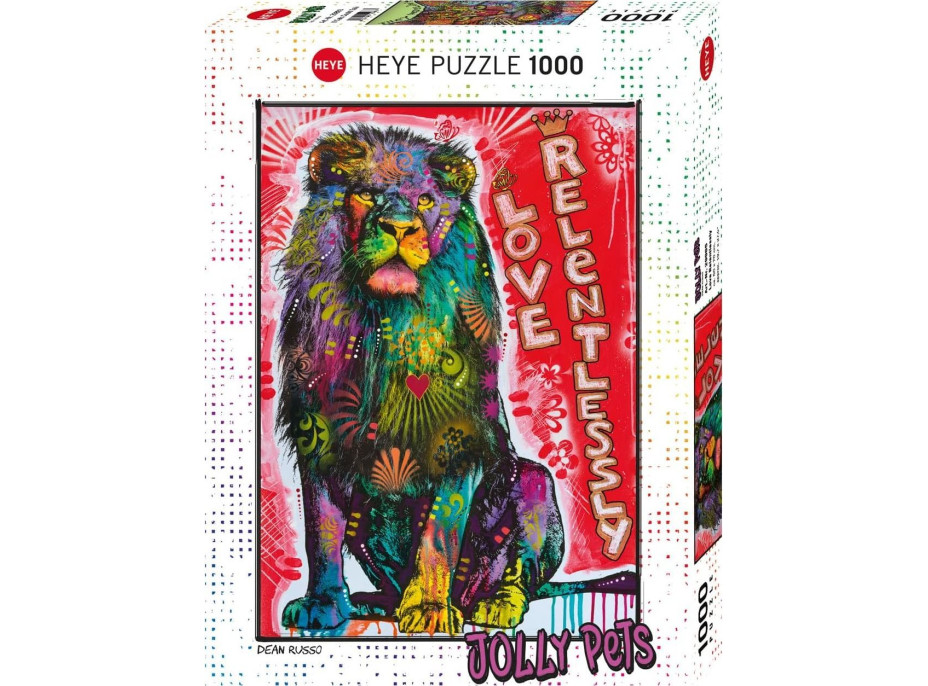 HEYE Puzzle Jolly Pets: Neúnavná láska 1000 dílků