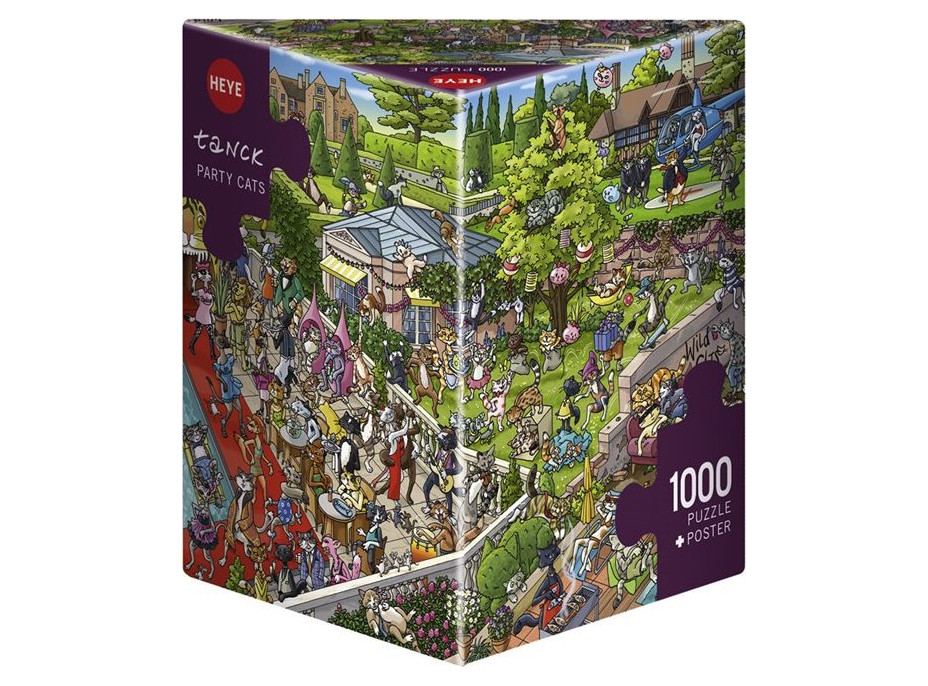 HEYE Puzzle Kočičí party 1000 dílků