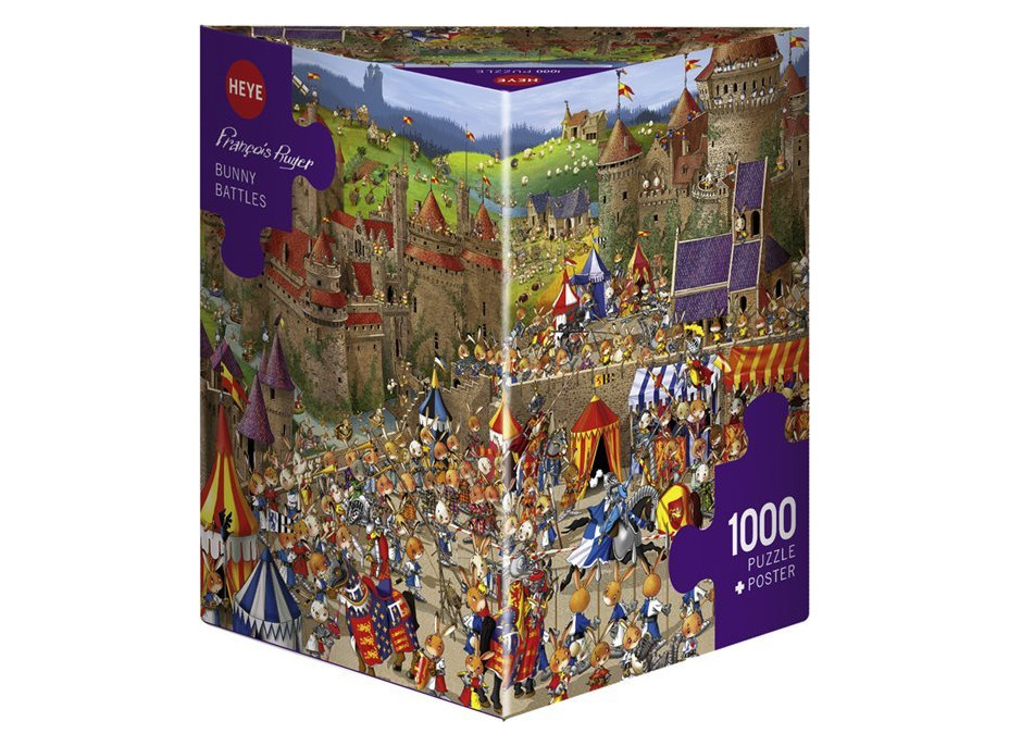 HEYE Puzzle Králičí bitvy 1000 dílků