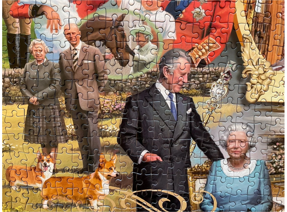 GIBSONS Puzzle Královna Alžběta II. 1000 dílků