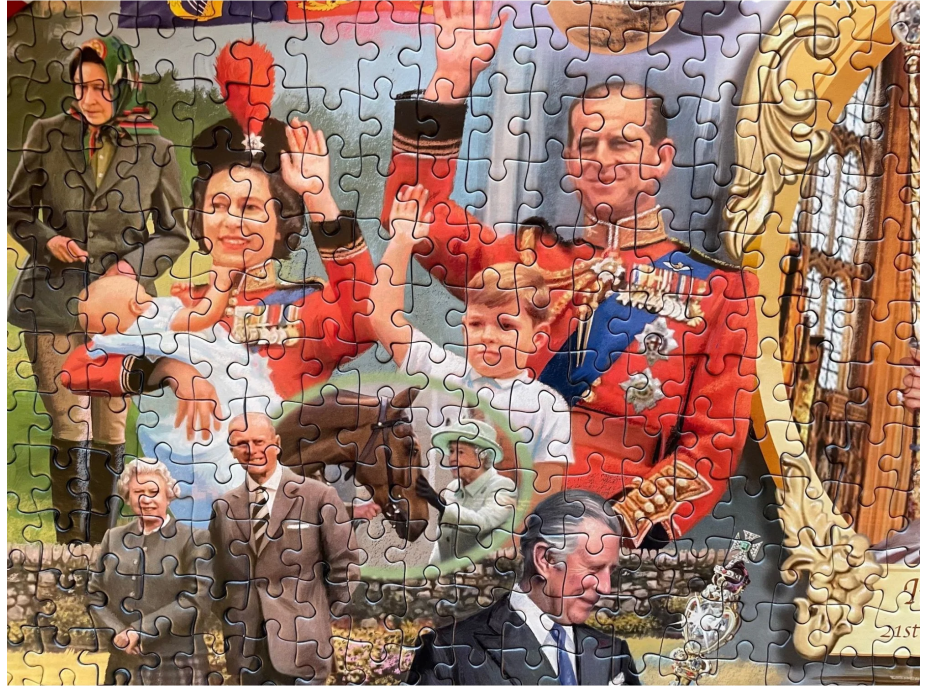 GIBSONS Puzzle Královna Alžběta II. 1000 dílků