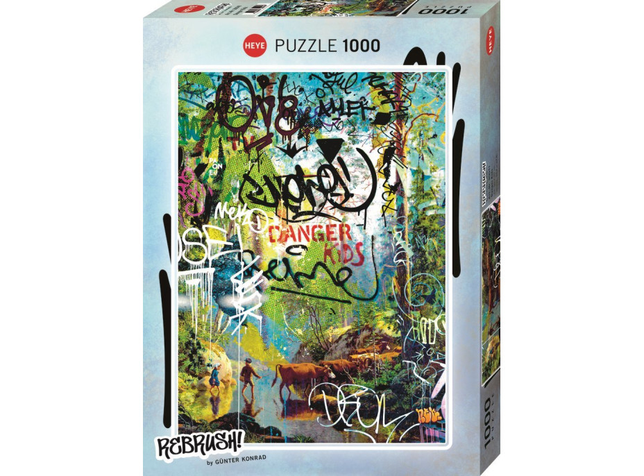 HEYE Puzzle Rebrush! Nebezpečné děti 1000 dílků