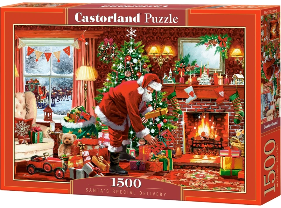 CASTORLAND Puzzle Santova speciální roznáška 1500 dílků