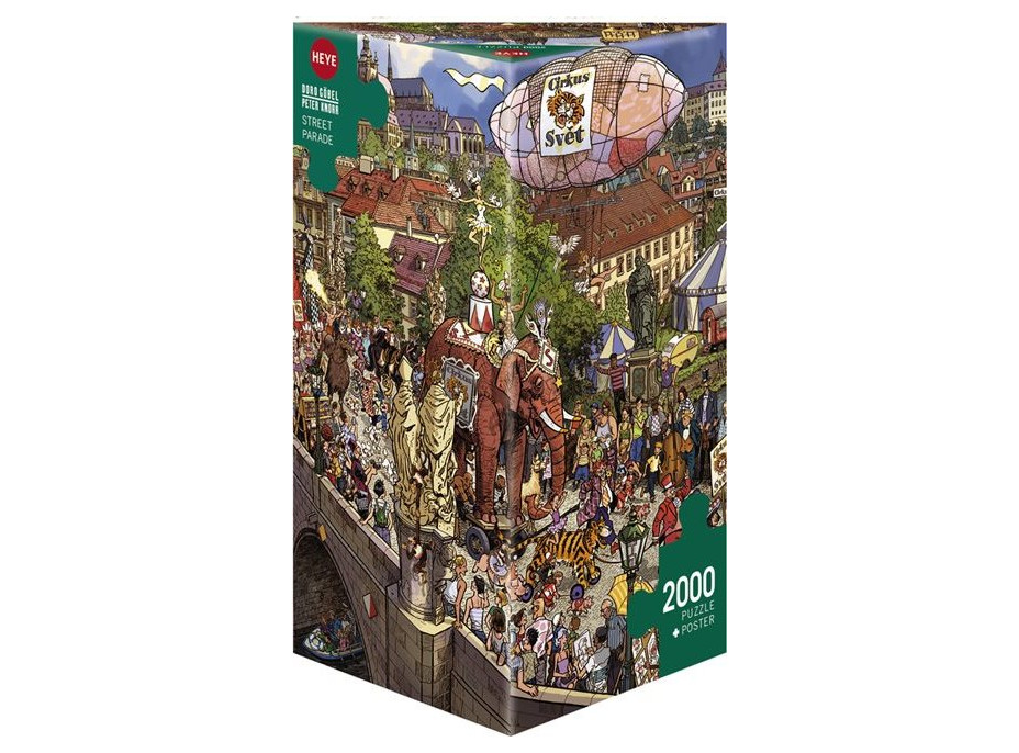 HEYE Puzzle Pouliční průvod 2000 dílků