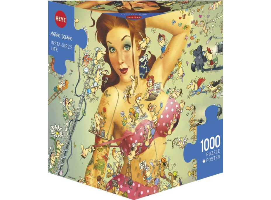 HEYE Puzzle Život Insta-dívky 1000 dílků