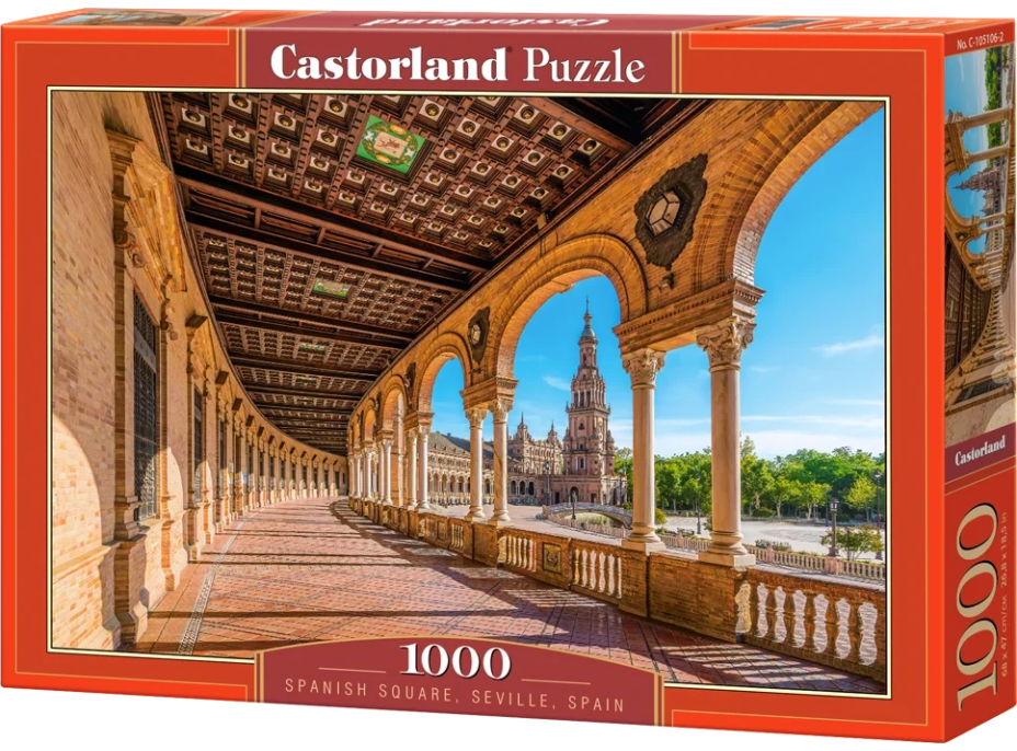 CASTORLAND Puzzle Španělské náměstí, Sevilla 1000 dílků