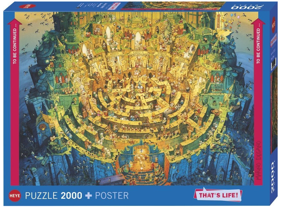 HEYE Puzzle That's Life: Hluboko 2000 dílků