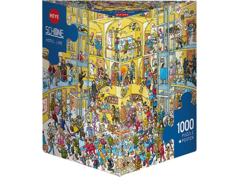 HEYE Puzzle Život v hotelu 1000 dílků