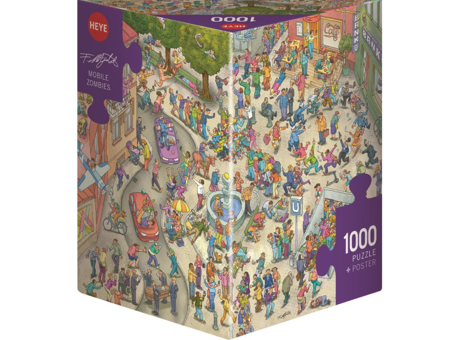 HEYE Puzzle Zombíci v pohybu 1000 dílků