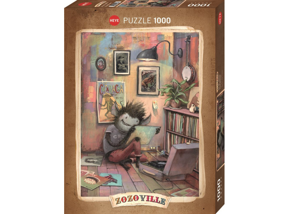 HEYE Puzzle Zozoville: Vynilová příšera 1000 dílků